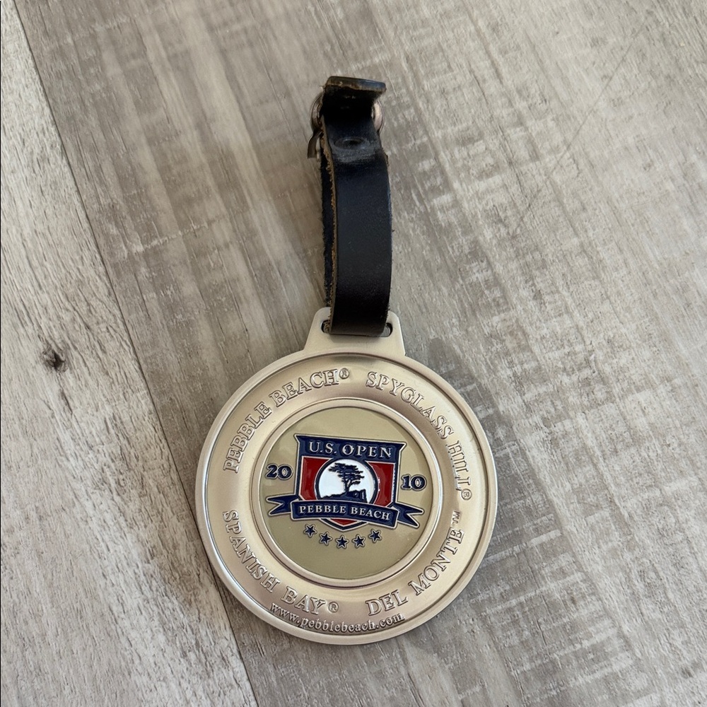 Pebble Beach 2010 US Open golf bag tag
